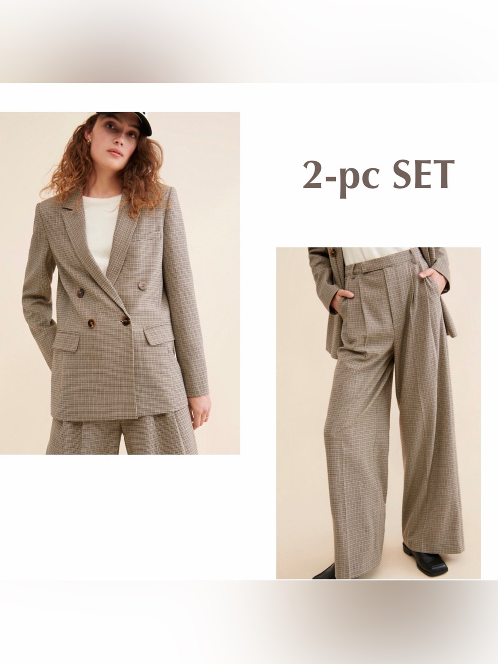 ASTR THE LABEL Milani Houndstooth 2-pc Suit